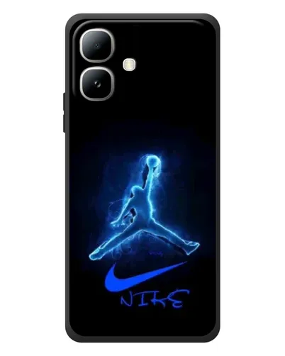 Чехол для Infinix Smart 20 с картинкой «Jordan Neon Blue»