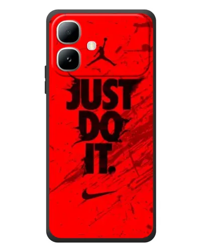 Чехол для Infinix Smart 20 с картинкой «Nike Just Do It»