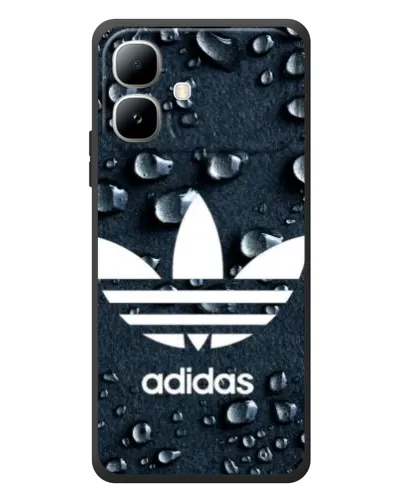 Чехол для Infinix Smart 20 с картинкой «Adidas Trefoil Blue»