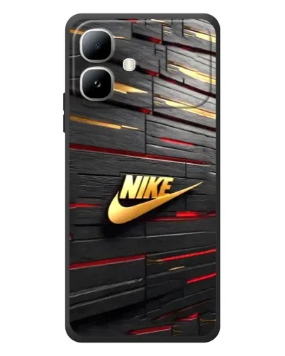 Чехол для Infinix Smart 20 с картинкой «Золотой Nike на металле» Чехол для Infinix Smart 20 с картинкой «Золотой Nike на металле»
