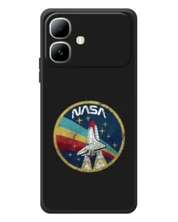 Чехол для Infinix Smart 20 с картинкой «NASA — эмблема миссии» Чехол для Infinix Smart 20 с картинкой «NASA — эмблема миссии»