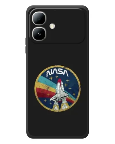 Чехол для Infinix Smart 20 с картинкой «NASA — эмблема миссии» Чехол для Infinix Smart 20 с картинкой «NASA — эмблема миссии»