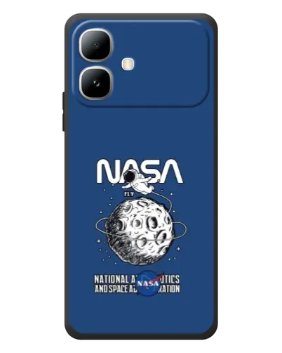Чехол для Infinix Smart 20 с картинкой «NASA — лунная миссия» Чехол для Infinix Smart 20 с картинкой «NASA — лунная миссия»
