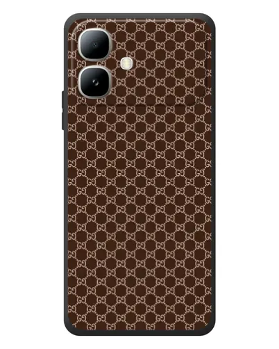 Чехол для Infinix Smart 20 с картинкой «Gucci — шоколадная сетка» Чехол для Infinix Smart 20 с картинкой «Gucci — шоколадная сетка»
