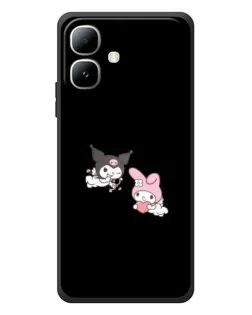 Чехол для Infinix Smart 20 с картинкой «My Melody и Kuromi»