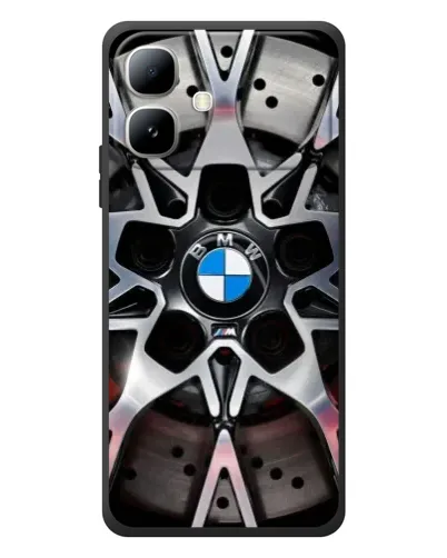 Чехол для Infinix Smart 20 с картинкой «BMW — деталь диска» Чехол для Infinix Smart 20 с картинкой «BMW — деталь диска»