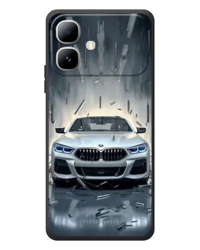 Чехол для Infinix Smart 20 с картинкой «BMW в свете фар» Чехол для Infinix Smart 20 с картинкой «BMW в свете фар»