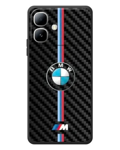 Чехол для Infinix Smart 20 с картинкой «Эмблема BMW и карбон» Чехол для Infinix Smart 20 с картинкой «Эмблема BMW и карбон»