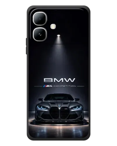 Чехол для Infinix Smart 20 с картинкой «BMW сквозь ночной город» Чехол для Infinix Smart 20 с картинкой «BMW сквозь ночной город»