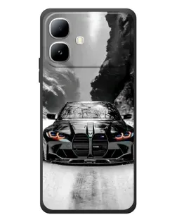 Чехол для Infinix Smart 20 с картинкой «BMW — акварельный дрифт»