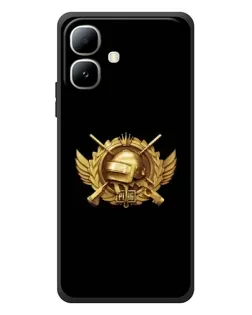 Чехол для Infinix Smart 20 с картинкой «PUBG — оранжевый градиент»