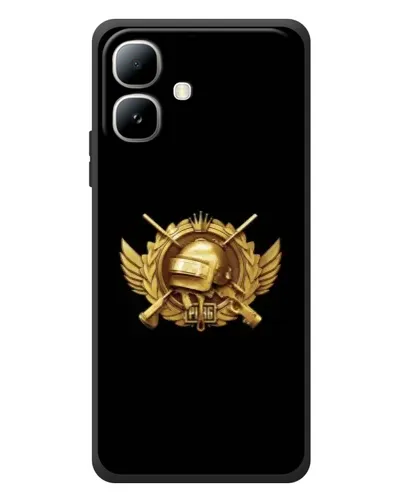 Чехол для Infinix Smart 20 с картинкой «PUBG — оранжевый градиент»