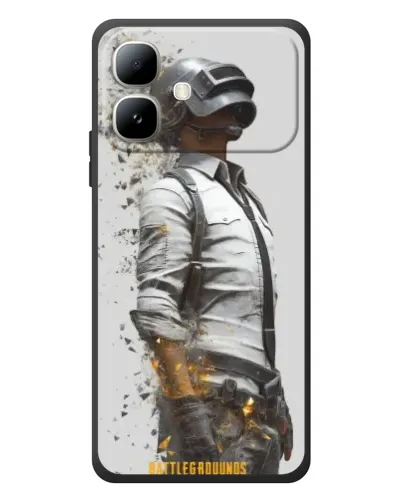 Чехол для Infinix Smart 20 с картинкой «PUBG — боец в пыли»