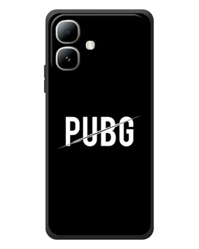Чехол для Infinix Smart 20 с картинкой «PUBG — белый логотип»