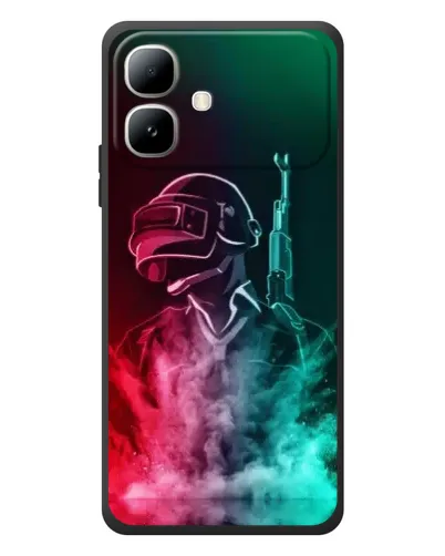 Чехол для Infinix Smart 20 с картинкой «PUBG — огненный воин»
