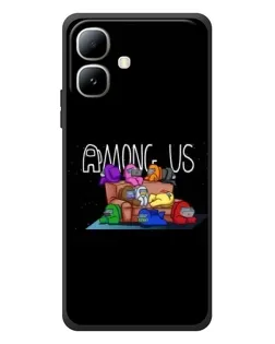 Чехол для Infinix Smart 20 с картинкой «Логотип Among Us»