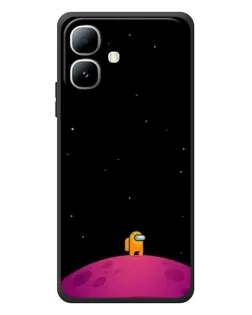 Чехол для Infinix Smart 20 с картинкой «Одинокий герой на планете»
