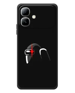 Чехол для Infinix Smart 20 с картинкой «Among Us шлем»