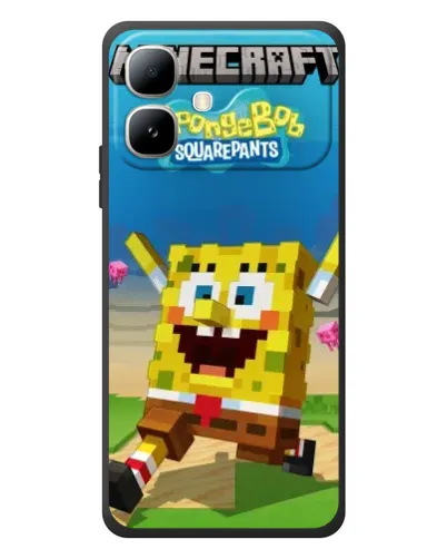 Чехол для Infinix Smart 20 с картинкой «Губка Боб Minecraft» Чехол для Infinix Smart 20 с картинкой «Губка Боб Minecraft»