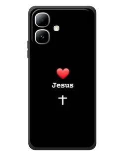 Чохол для Infinix Smart 20 з картинкою «Серце - Jesus» Чохол для Infinix Smart 20 з картинкою «Серце - Jesus»