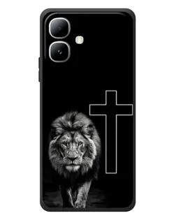 Чохол для Infinix Smart 20 з картинкою «Лев та Хрест» Чохол для Infinix Smart 20 з картинкою «Лев та Хрест»