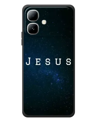 Чехол для Infinix Smart 20 с картинкой «Звездное небо Jesus»