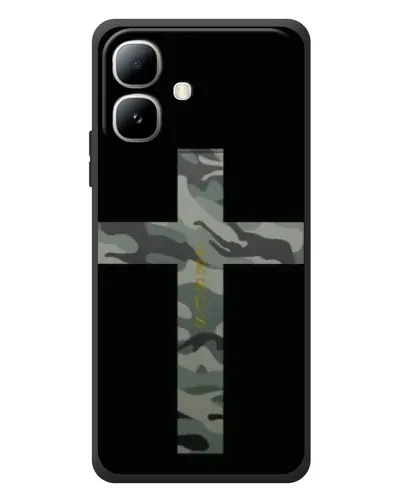 Чехол для Infinix Smart 20 с картинкой «Милитари Крест»