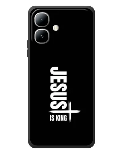 Чехол для Infinix Smart 20 с картинкой «Вертикаль веры Jesus»