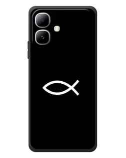Чехол для Infinix Smart 20 с картинкой «Символ рыбы Jesus» Чехол для Infinix Smart 20 с картинкой «Символ рыбы Jesus»