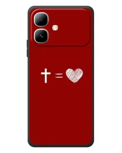 Чехол для Infinix Smart 20 с картинкой «Уравнение любви» Чехол для Infinix Smart 20 с картинкой «Уравнение любви»