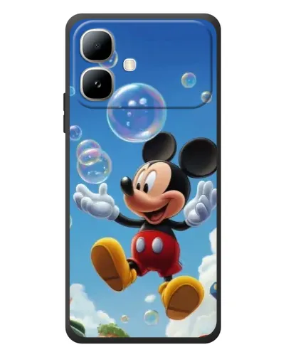 Чехол для Infinix Smart 20 с картинкой «Mickey и мыльные пузыри» Чехол для Infinix Smart 20 с картинкой «Mickey и мыльные пузыри»