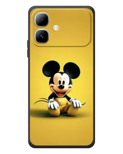 Чехол для Infinix Smart 20 с картинкой «Микки на желтом» Чехол для Infinix Smart 20 с картинкой «Микки на желтом»