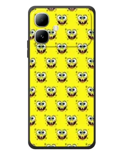 Чехол для Infinix Smart 20 с картинкой «Паттерн Губка Боб» Чехол для Infinix Smart 20 с картинкой «Паттерн Губка Боб»