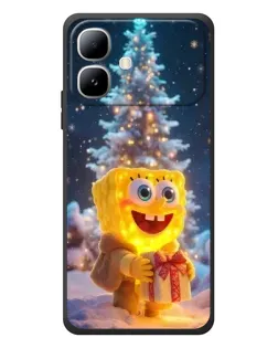Чехол для Infinix Smart 20 с картинкой «Рождественский Спанч Боб» Чехол для Infinix Smart 20 с картинкой «Рождественский Спанч Боб»