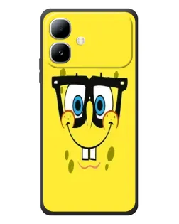 Чехол для Infinix Smart 20 с картинкой «Минималистичный Спанч Боб» Чехол для Infinix Smart 20 с картинкой «Минималистичный Спанч Боб»