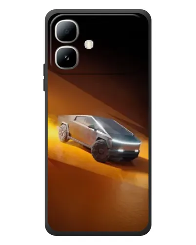Чехол для Infinix Smart 20 с картинкой «Cybertruck в пустыне» Чехол для Infinix Smart 20 с картинкой «Cybertruck в пустыне»