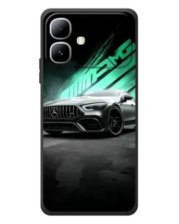 Чехол для Infinix Smart 20 с картинкой «Темный Mercedes AMG»