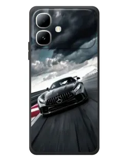 Чехол для Infinix Smart 20 с картинкой «Гоночный Mercedes AMG»