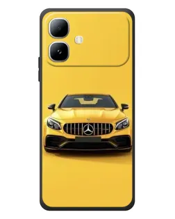 Чехол для Infinix Smart 20 с картинкой «Желтый Mercedes GT»