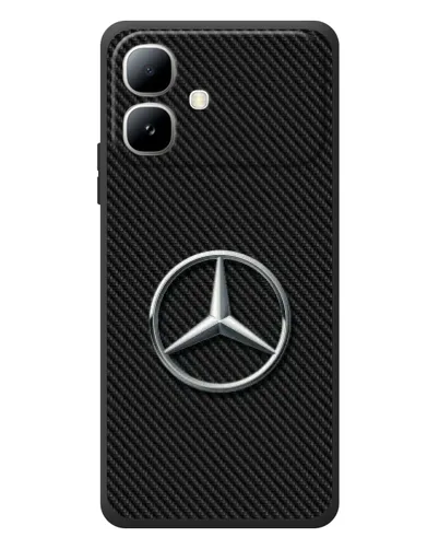 Чехол для Infinix Smart 20 с картинкой «Карбоновый Mercedes стиль» Чехол для Infinix Smart 20 с картинкой «Карбоновый Mercedes стиль»