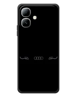 Чехол для Infinix Smart 20 с картинкой «Audi — световой подпись»