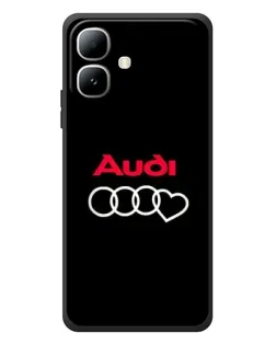 Чехол для Infinix Smart 20 с картинкой «Логотип Audi Heart»