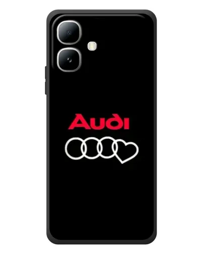 Чехол для Infinix Smart 20 с картинкой «Логотип Audi Heart»