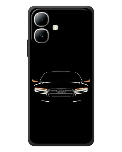 Чехол для Infinix Smart 20 с картинкой «Audi — ночной контур»