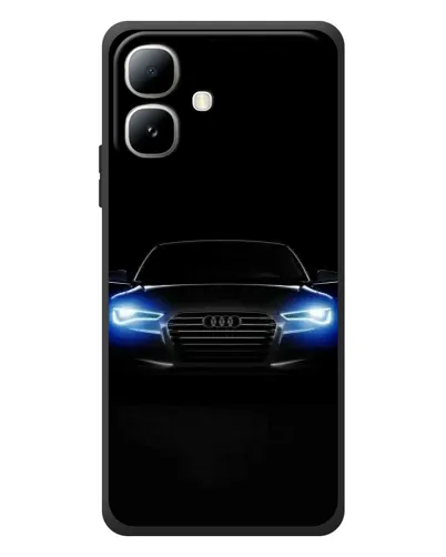Чехол для Infinix Smart 20 с картинкой «Audi в неоне»