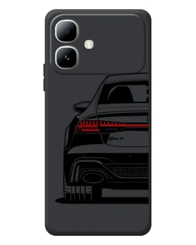Чехол для Infinix Smart 20 с картинкой «Задняя часть Audi — арт»