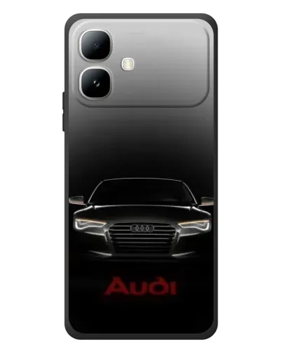 Чехол для Infinix Smart 20 с картинкой «Audi — градиентный контур»