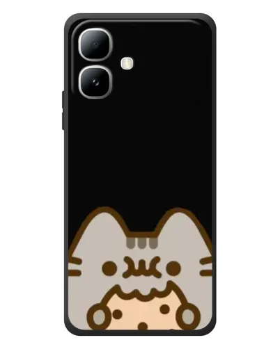 Чехол для Infinix Smart 20 с картинкой «Пушин на черном» Чехол для Infinix Smart 20 с картинкой «Пушин на черном»
