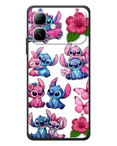 Чехол для Infinix Smart 20 с картинкой «Стикеры Stitch и Angel» Чехол для Infinix Smart 20 с картинкой «Стикеры Stitch и Angel»