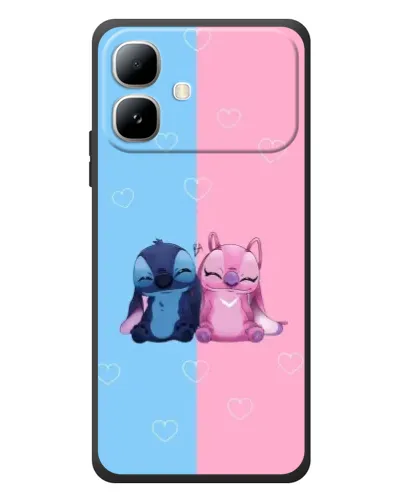 Чехол для Infinix Smart 20 с картинкой «Stitch и Angel Love» Чехол для Infinix Smart 20 с картинкой «Stitch и Angel Love»
